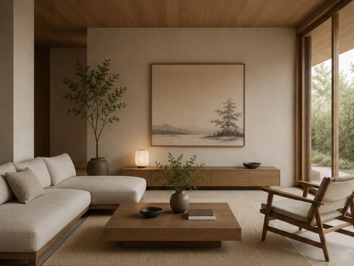 Light and line in a minimal interior